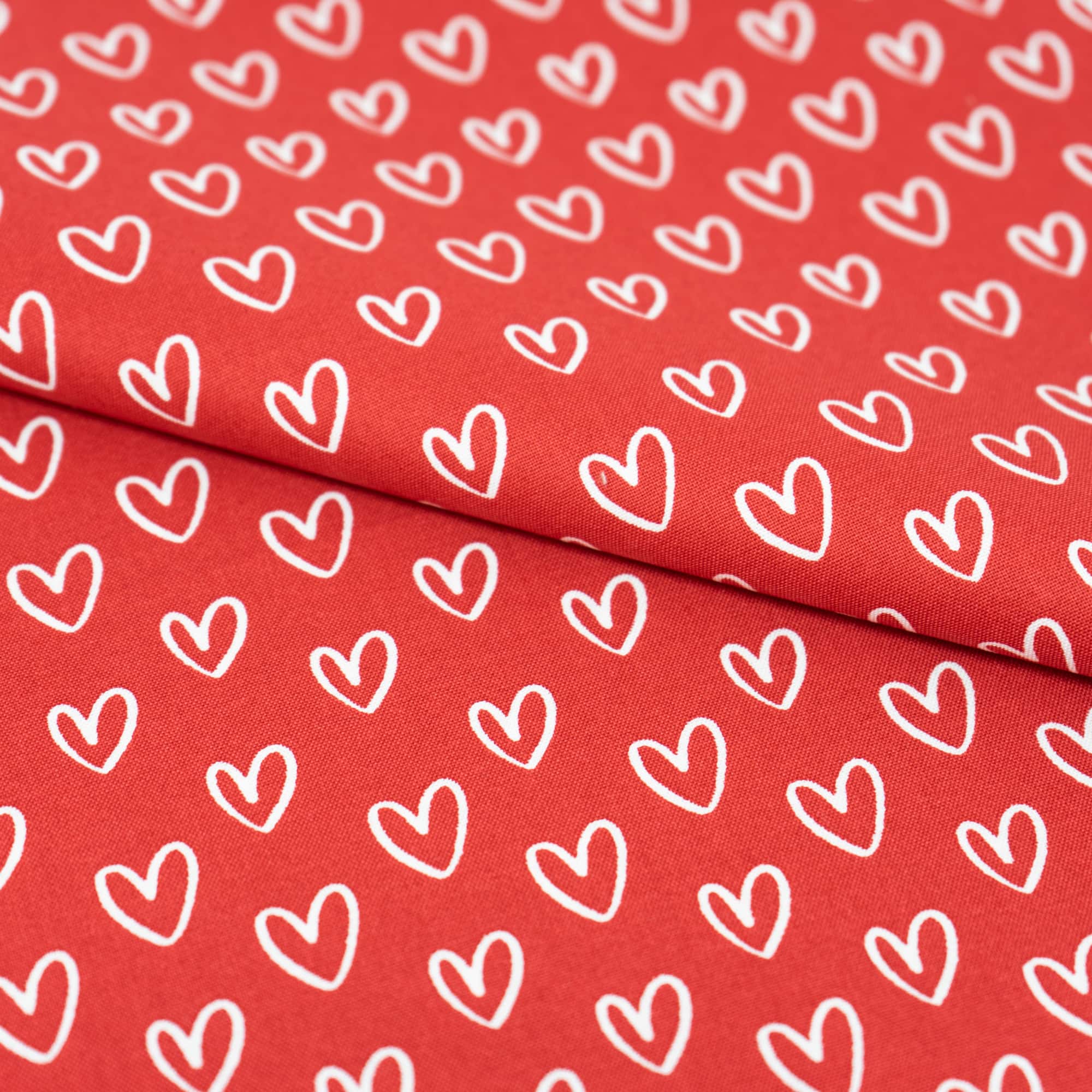 SINGER Red Heart Cotton Fabric